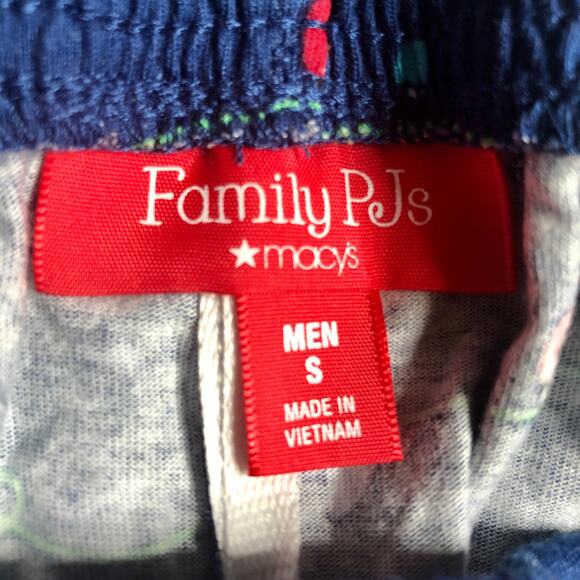 Holiday Family PJs Blue and Grey Holiday Lights 2 Piece Set - Size Small - Picture 11 of 16